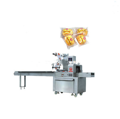 China A máquina de embalagem automática do pão, 220V entrou a máquina de empacotamento horizontal fornecedor