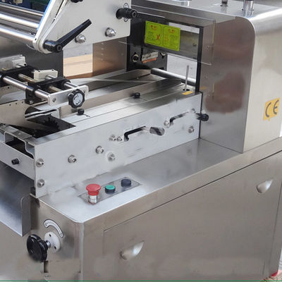China O PLC controla a máquina horizontal do envoltório do fluxo, máquina de embalagem habilitado do biscoito do CE fornecedor