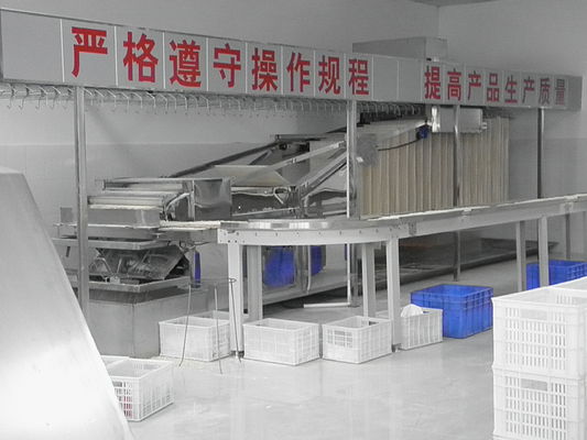 China Linha de produção de aço inoxidável da aletria, macarronete secado automático que faz a máquina fornecedor