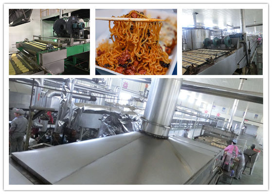 China Personalizando os macarronetes imediatos fritados do petisco que fabricam a produção de baixo nível de ruído da máquina fornecedor