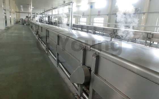 China Macarronete imediato fritado automático alto que faz a equipamento a capacidade de produção grande fornecedor