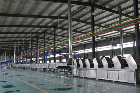 China Petisco automático linha de produção de fatura imediata fritada maquinaria do fabricante fornecedor