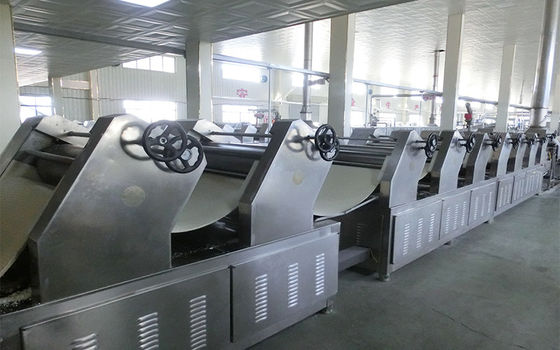China Macarronete automático da eficiência elevada que faz a máquina a unidade fritada do macarronete imediato fornecedor